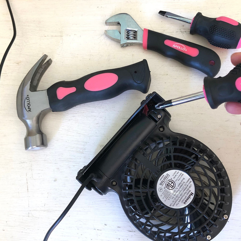 Vier Stück Stubby-Werkzeugsatz - Rosa- DT0240P