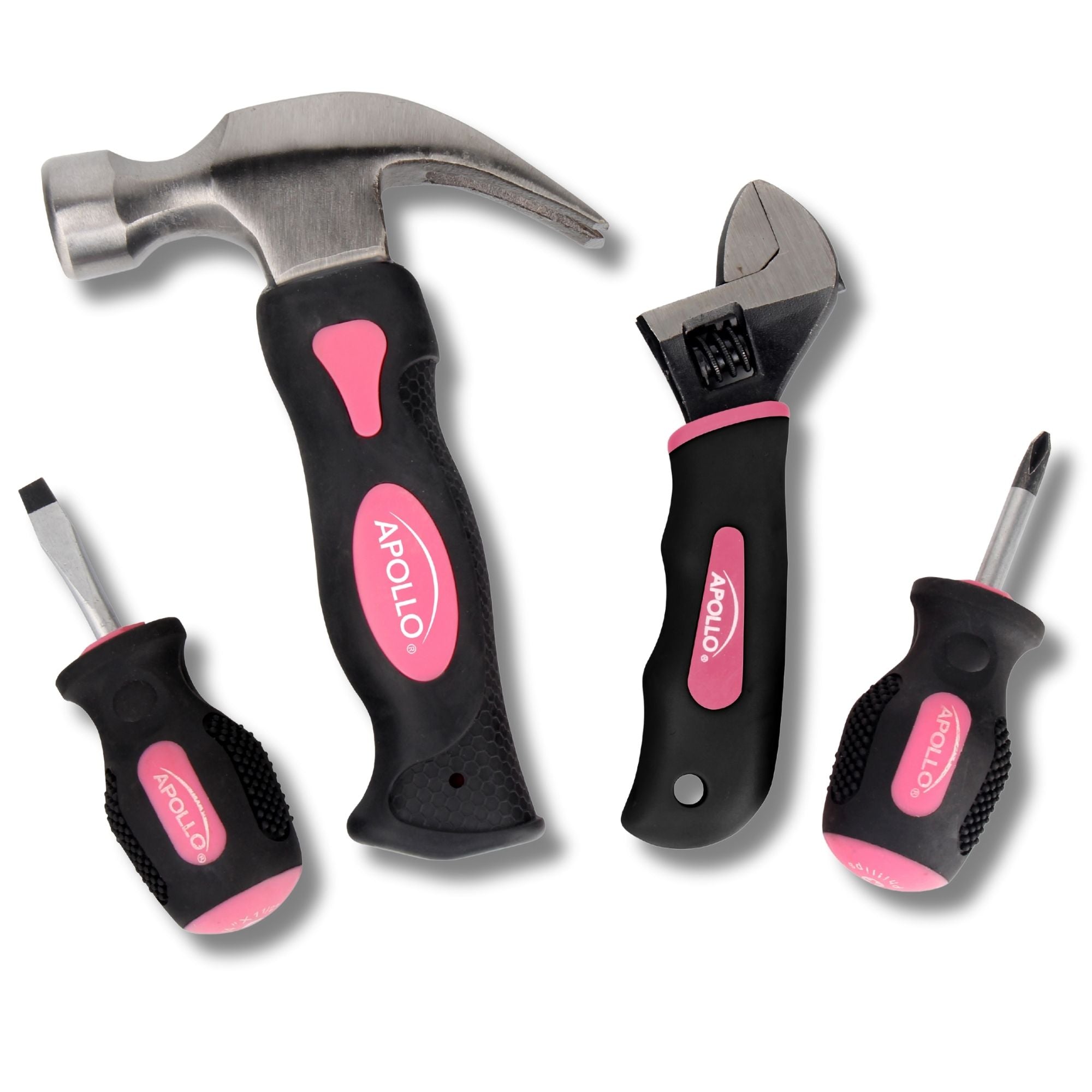 Vier Stück Stubby-Werkzeugsatz - Rosa- DT0240P