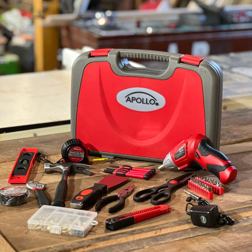 135 Stück Haushaltswerkzeug mit Schwenk-Dual-Winkel 3,6 Volt Lithium-Ionen-Kabellos-Schraubendreher - DT0773