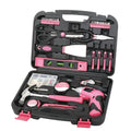 135 Stück Haushaltswerkzeug-Kit Rosa mit Schwenken Dual-Angle 3,6 Volt Lithium-Ionen-Kabellos Schraubendreher - DT0773N1