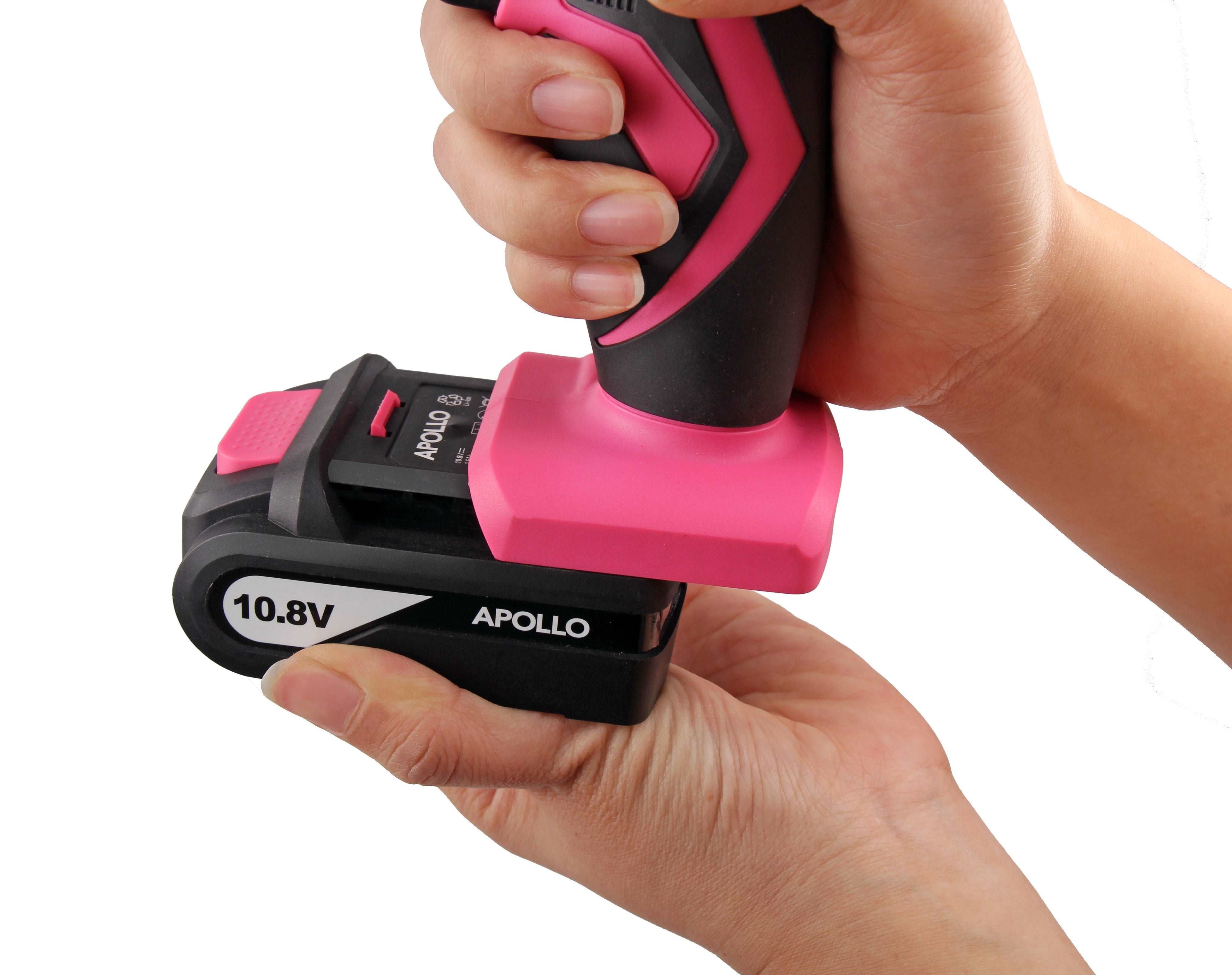 10,8 Volt Lithium-Ionen-Kabelloses Bohren mit 30 Stück Zubehör-Set-Rosa - DT4937P
