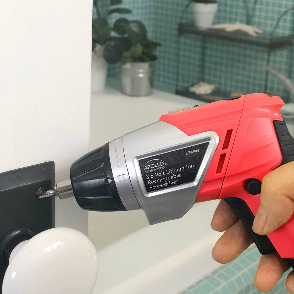 3,6 Volt Lithium-Ionen-Schraubendreher mit 45 Stück Zubehör - DT4944