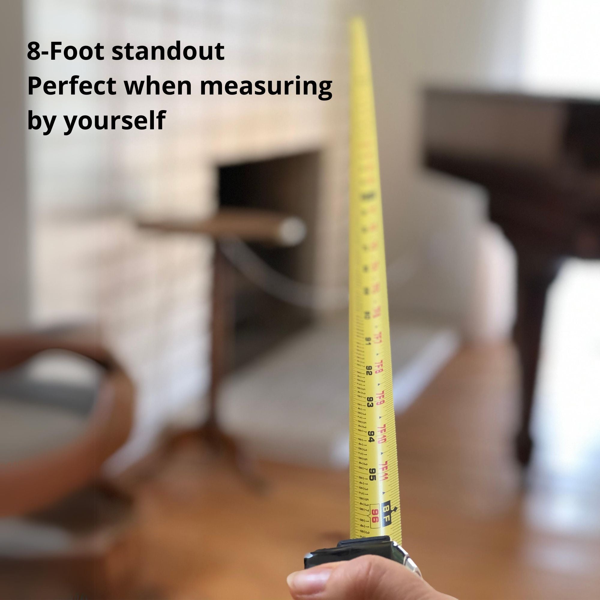 25ft Tape Measure - Schwarz - DT5002