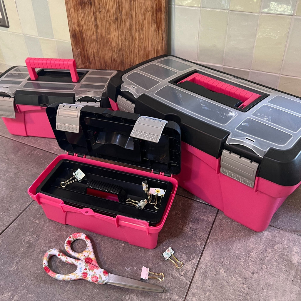 3 Stück Werkzeugbox - Rosa - DT5005P