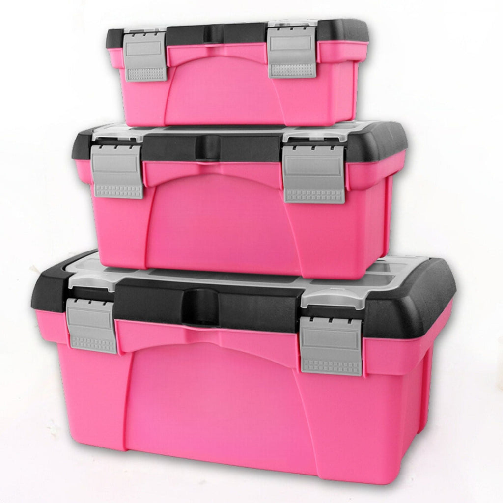 3 Stück Werkzeugbox - Rosa - DT5005P
