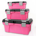 3 Stück Werkzeugbox - Rosa - DT5005P
