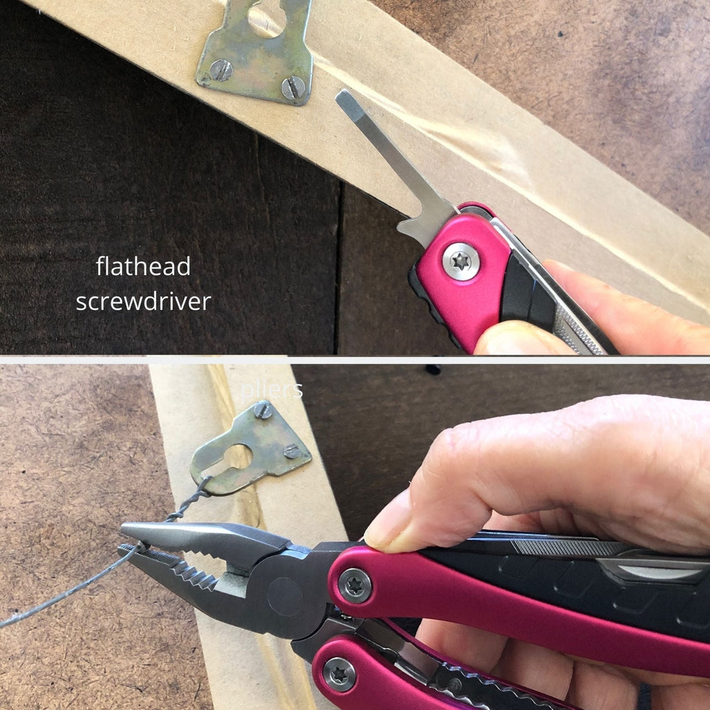 14-in-1 Rosa Pocket Multitool Pliers. Großartig für Outdoor, Camping, Angeln --DT5015P