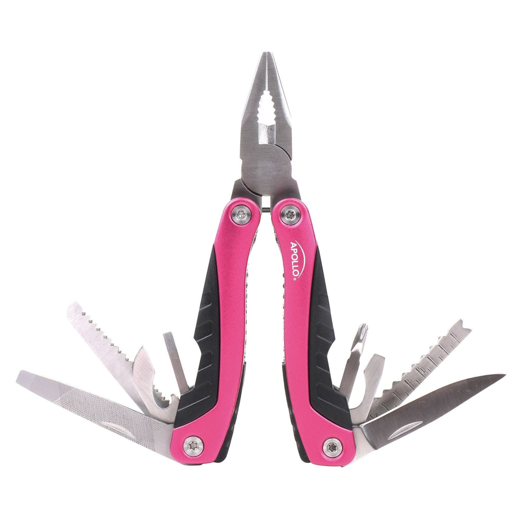 14-in-1 Rosa Pocket Multitool Pliers. Großartig für Outdoor, Camping, Angeln --DT5015P