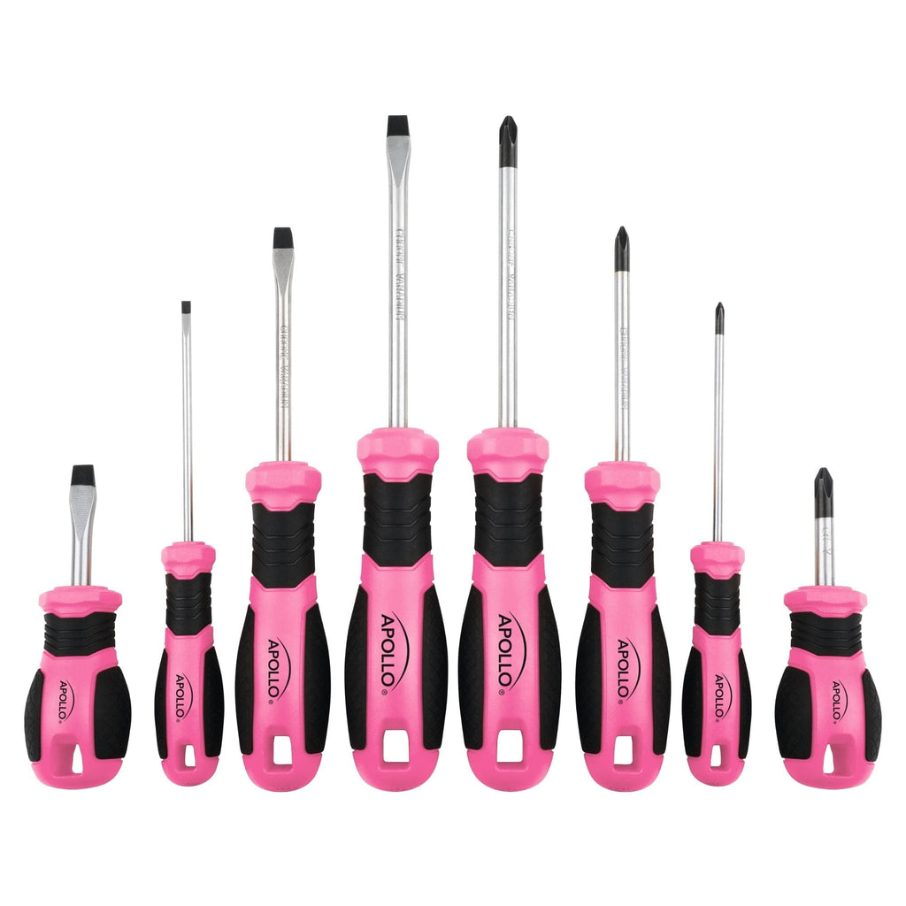 Apollo Tools 8 Rosa Essential Schraubendreher Set DT5018P