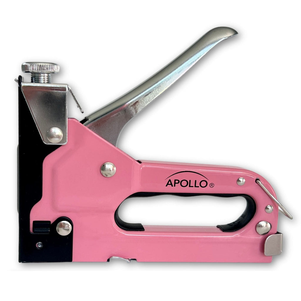 Rosa Stapler mit Power Adjustment Knob und 3000 Staples Sortiment - DT5020P