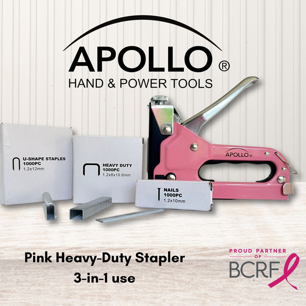 Rosa Stapler mit Power Adjustment Knob und 3000 Staples Sortiment - DT5020P