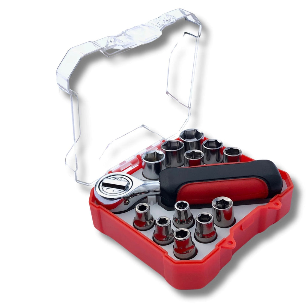 13 Stück 1⁄4 Zoll Drive Metric Socket Set - DT5023