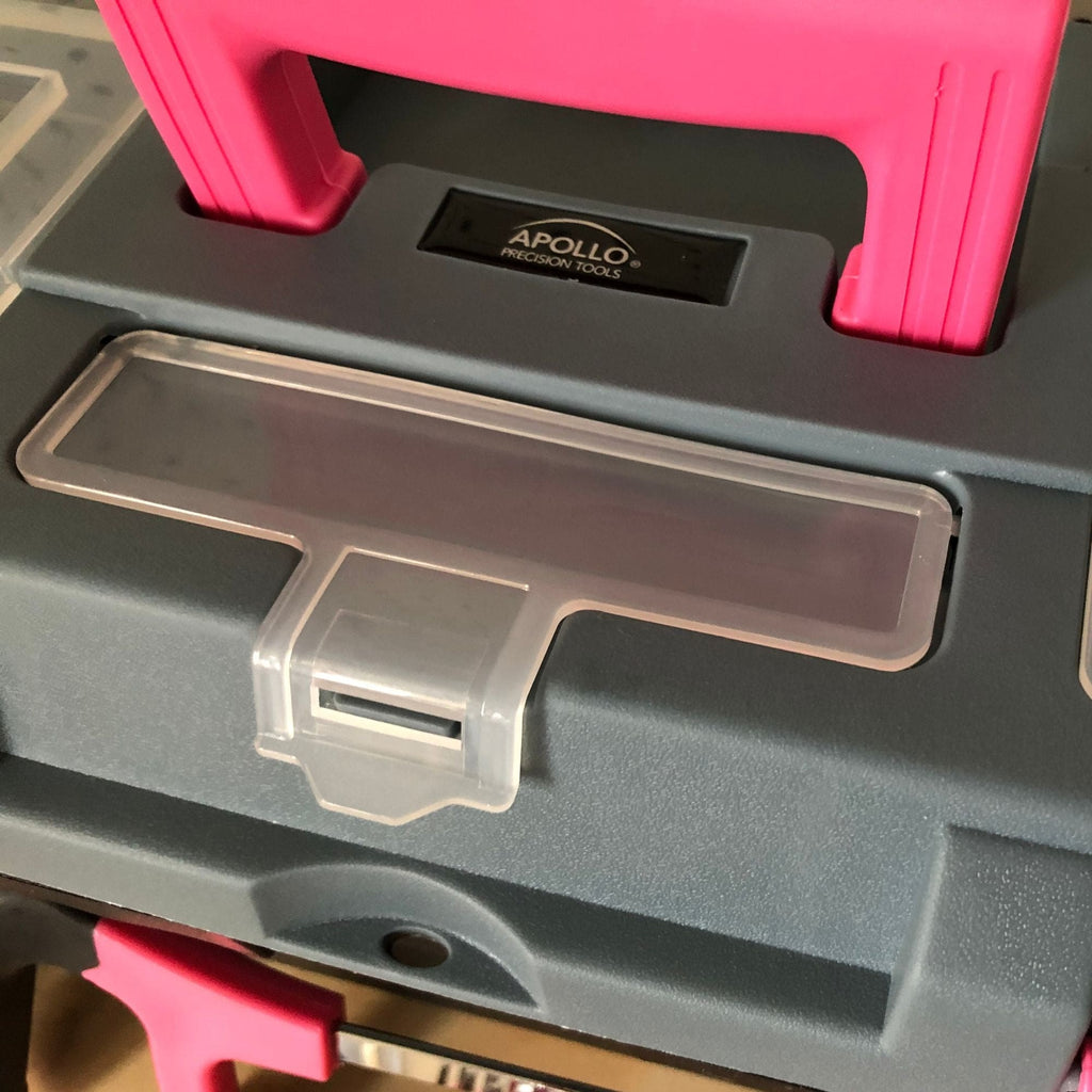 Rosa 170 Stück Haushalts-Tool-Kit mit neuen und verbesserten Werkzeugkasten - DT7103P