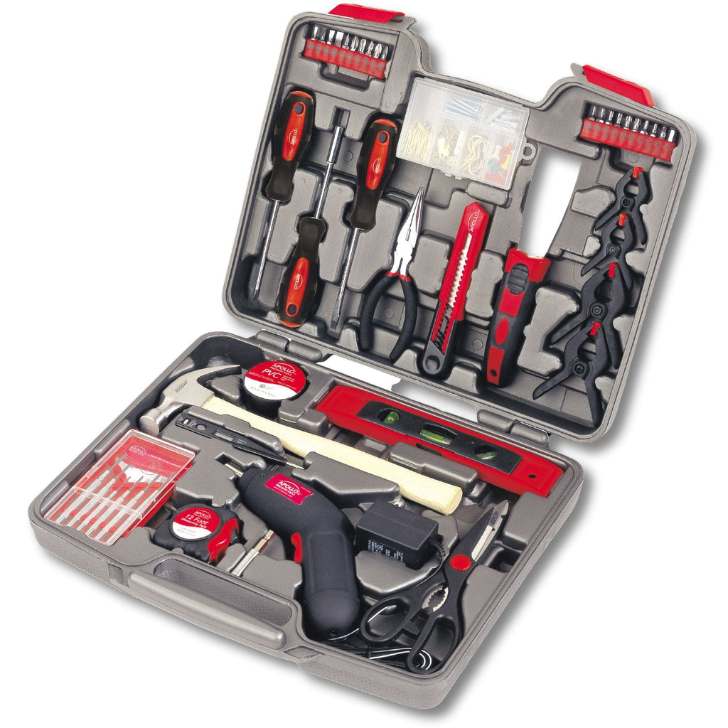 144 Stück Haushalts-Tool-Kit mit 4,8V Kabellos Schraubendreher - DT8422