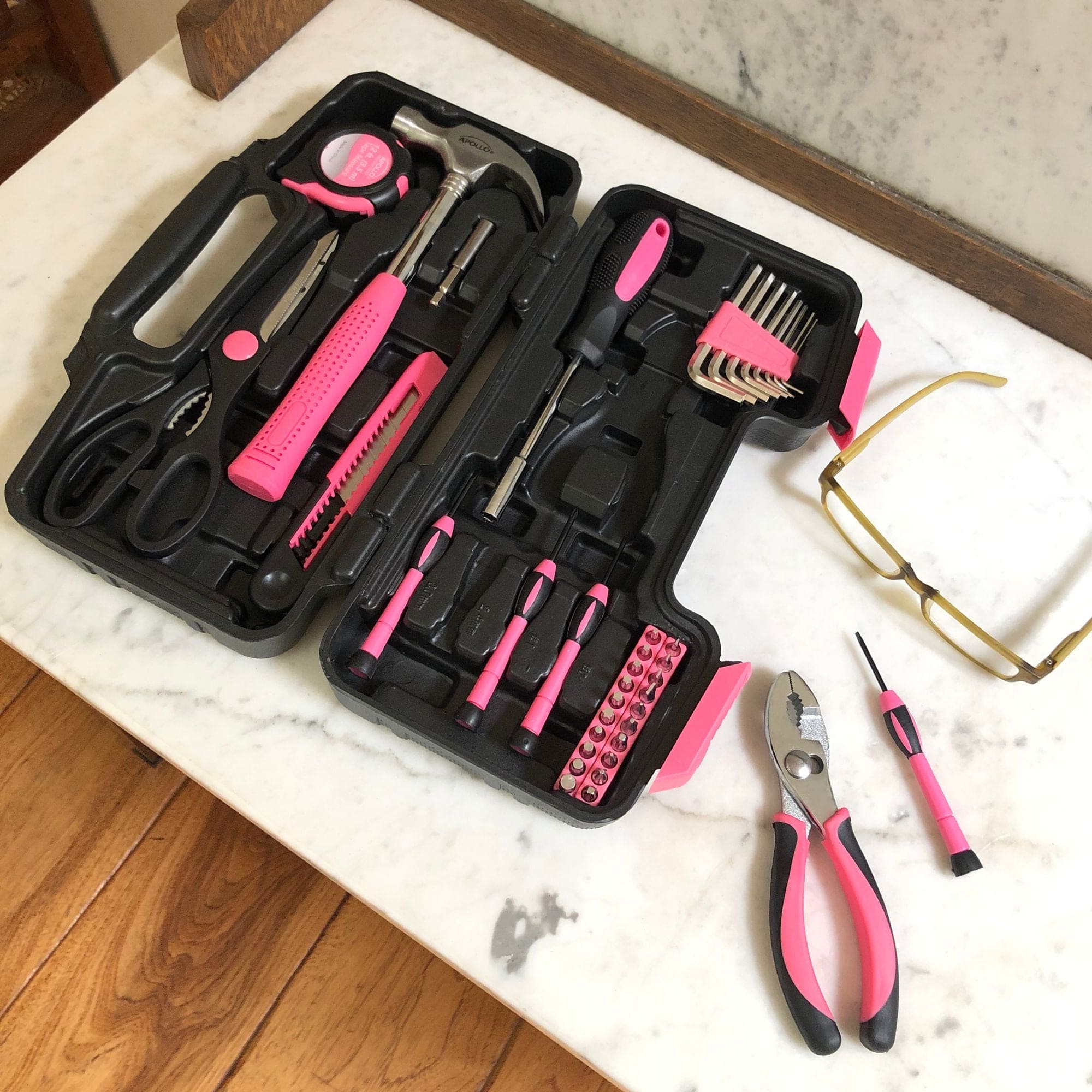 39 Stück General Werkzeugset Rosa - DT9706P