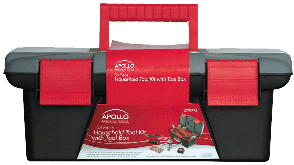 53 Stück Haushalts-Tool-Kit mit Tool-Box - DT9773