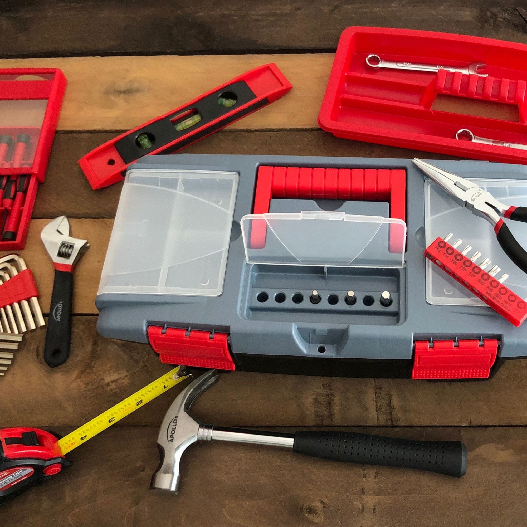 53 Stück Haushalts-Tool-Kit mit Tool-Box - DT9773