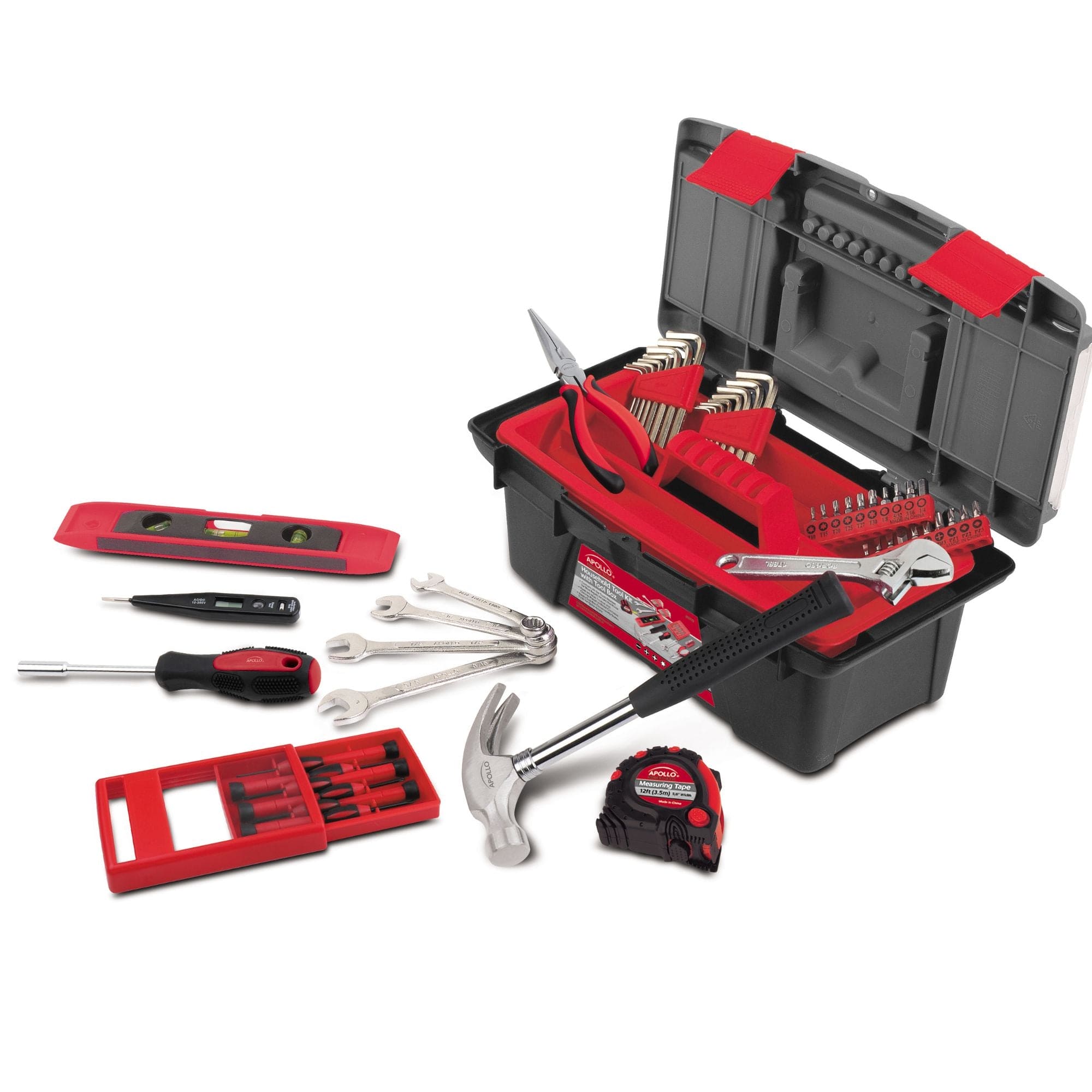 53 Stück Haushalts-Tool-Kit mit Tool-Box - DT9773