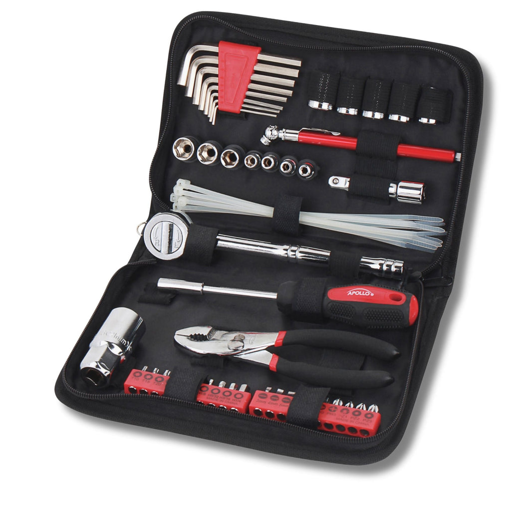56 Stück metrisches Auto-Tool-Set im Zipper-Gehäuse - DT9775