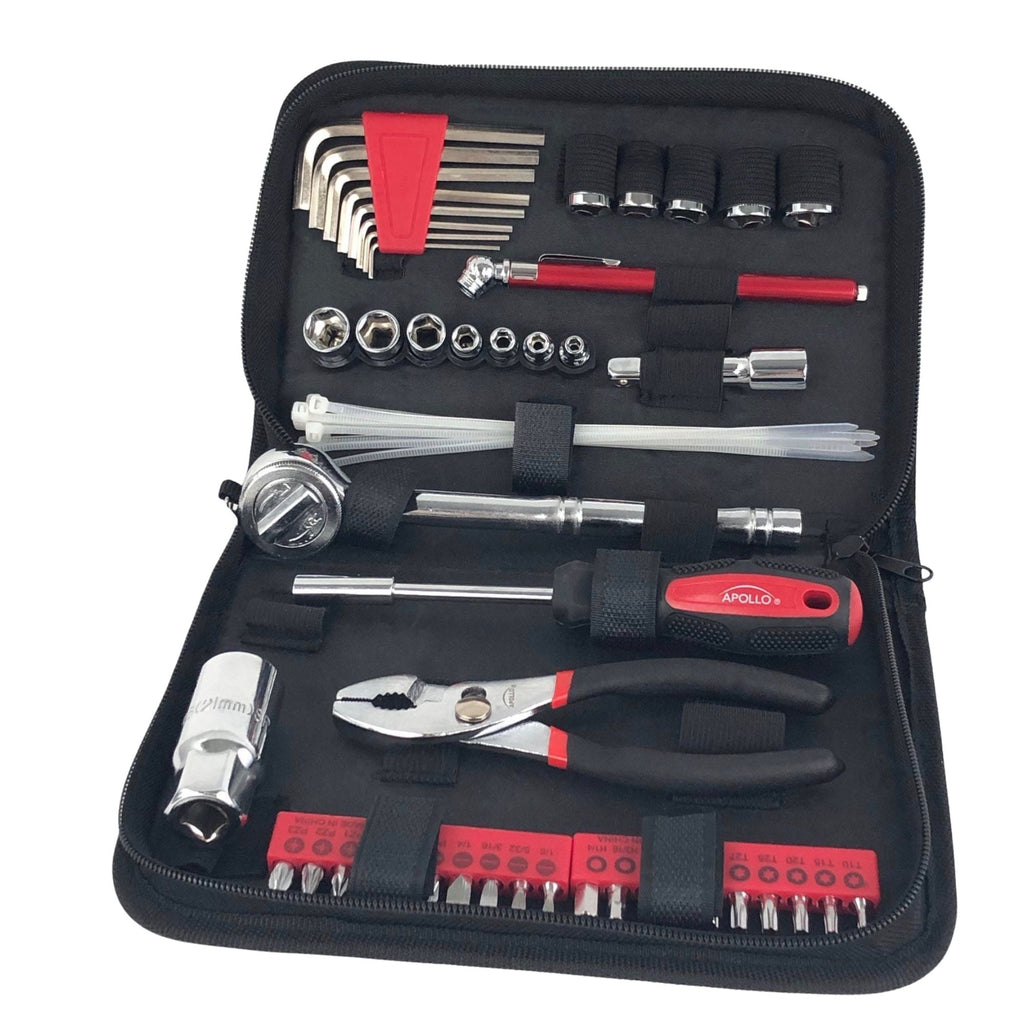 56 Stück metrisches Auto-Tool-Set im Zipper-Gehäuse - DT9775