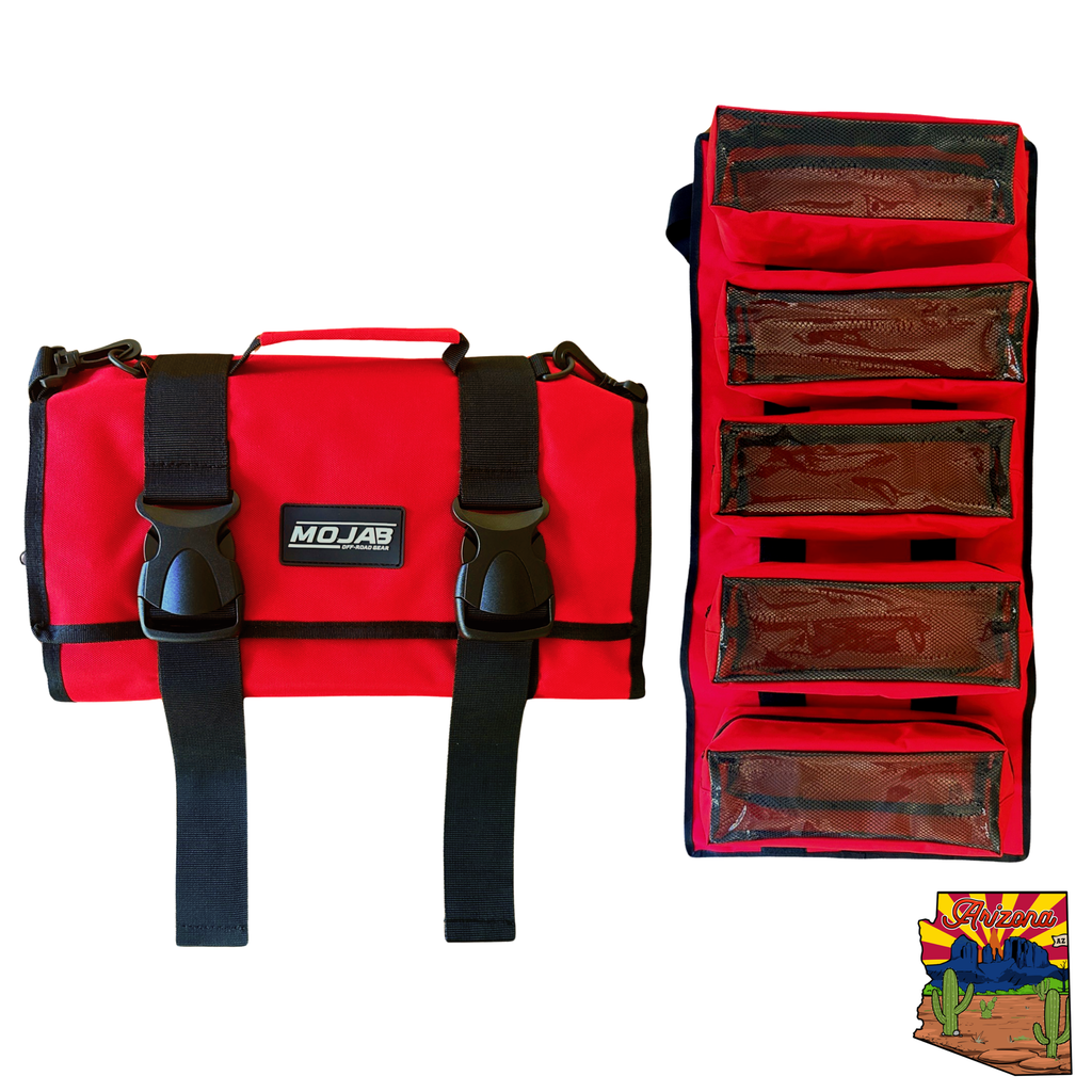 Große Canvas Tool Organizer Tasche mit 5 abnehmbaren Beuteln