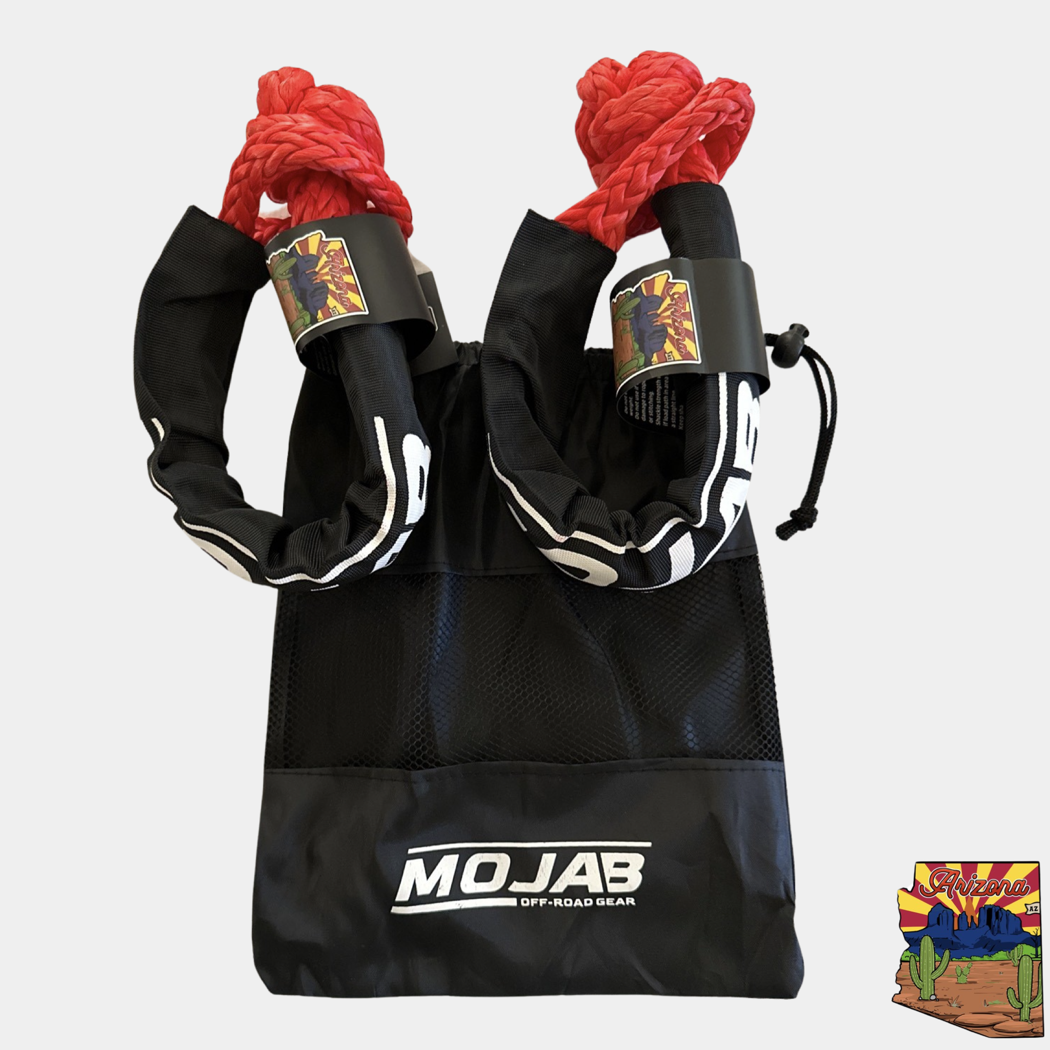 Soft Shackle 1/2'' x 22'' mit Sleeve und Tasche (2er-Set Shackles) (Lebenslange Garantie)