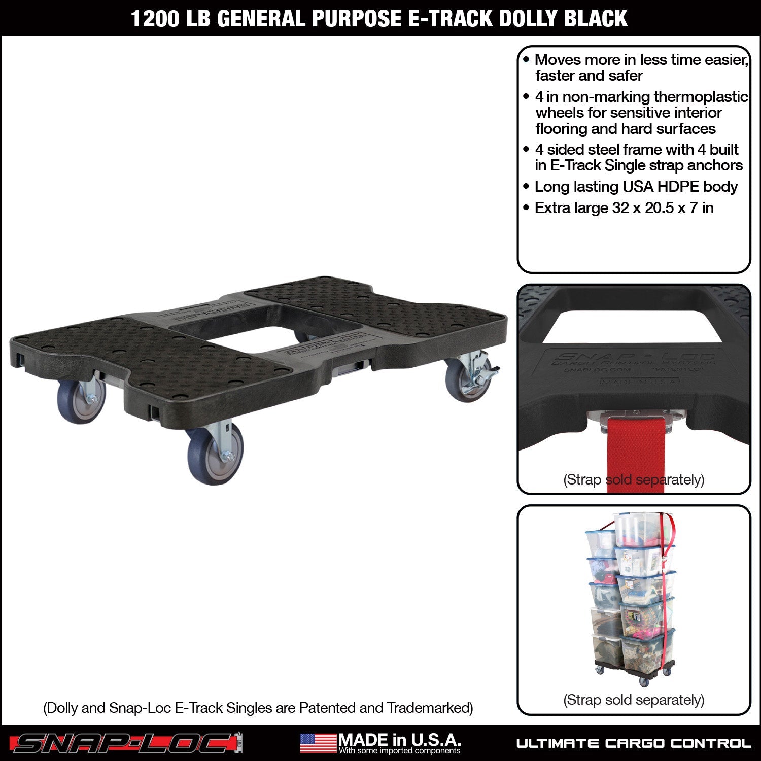 SNAP-LOC Custom Polyethylene E-Track Deck - BUILD YOUR EIGEN