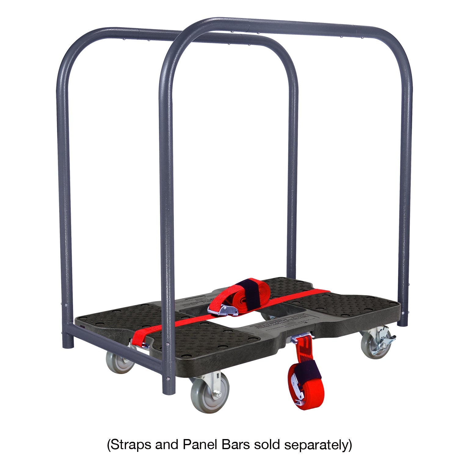 Snap-Loc E-Track Dolly - Industrielle Stärke, 0,68 kg Kapazität mit 4' Polyurethan-Schwenkrollen