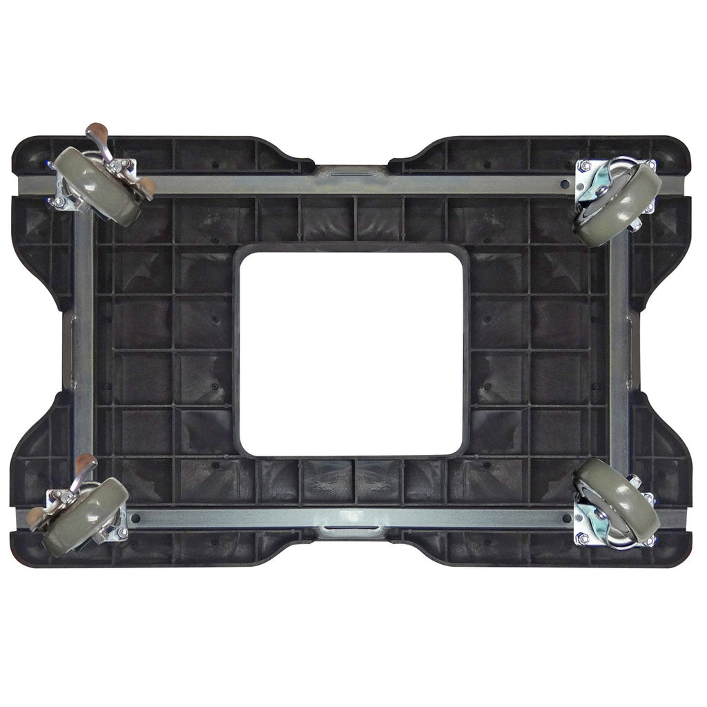 Snap-Loc E-Track Dolly - Industrielle Stärke, 0,68 kg Kapazität mit 4' Polyurethan-Schwenkrollen