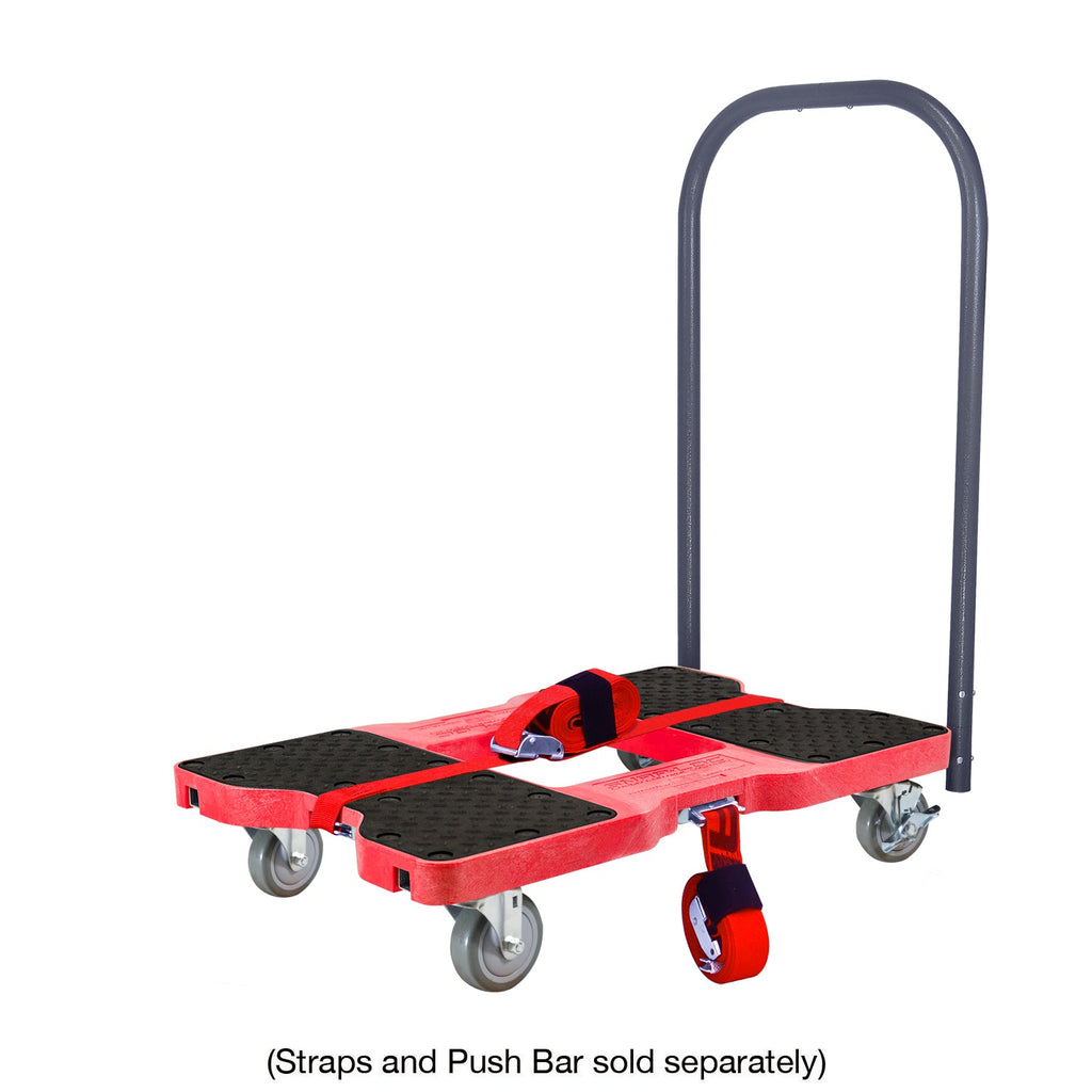 Snap-Loc E-Track Dolly - Industrielle Stärke, 0,68 kg Kapazität mit 4' Polyurethan-Schwenkrollen