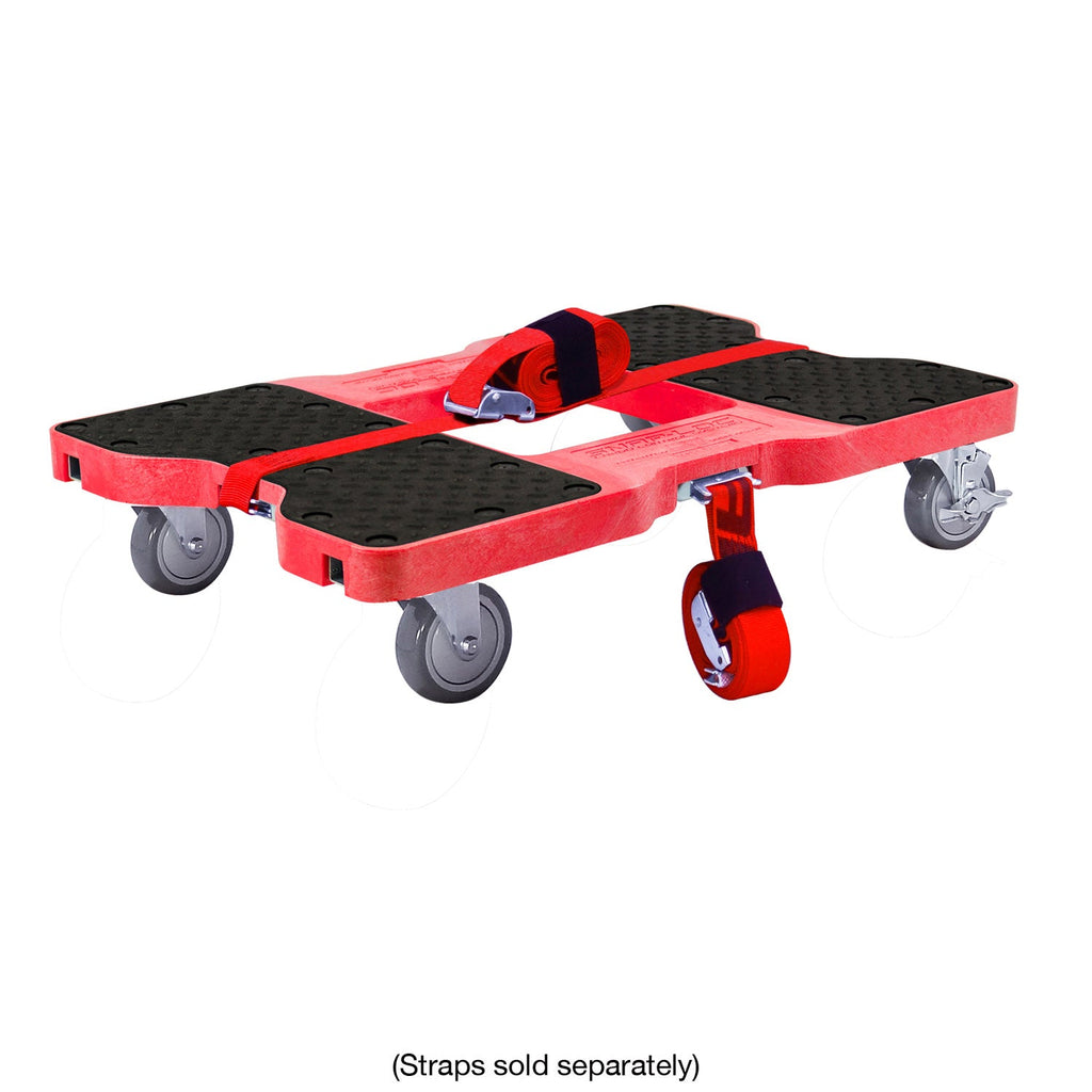 Snap-Loc E-Track Dolly - Industrielle Stärke, 0,68 kg Kapazität mit 4' Polyurethan-Schwenkrollen