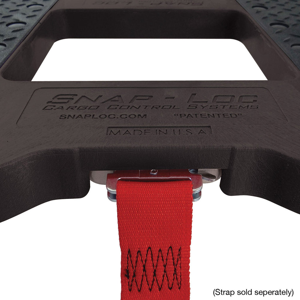 Snap-Loc E-Track Dolly - All-Terrain, 0,68 kg Kapazität mit 6' Solid Rubber Casters - Rot