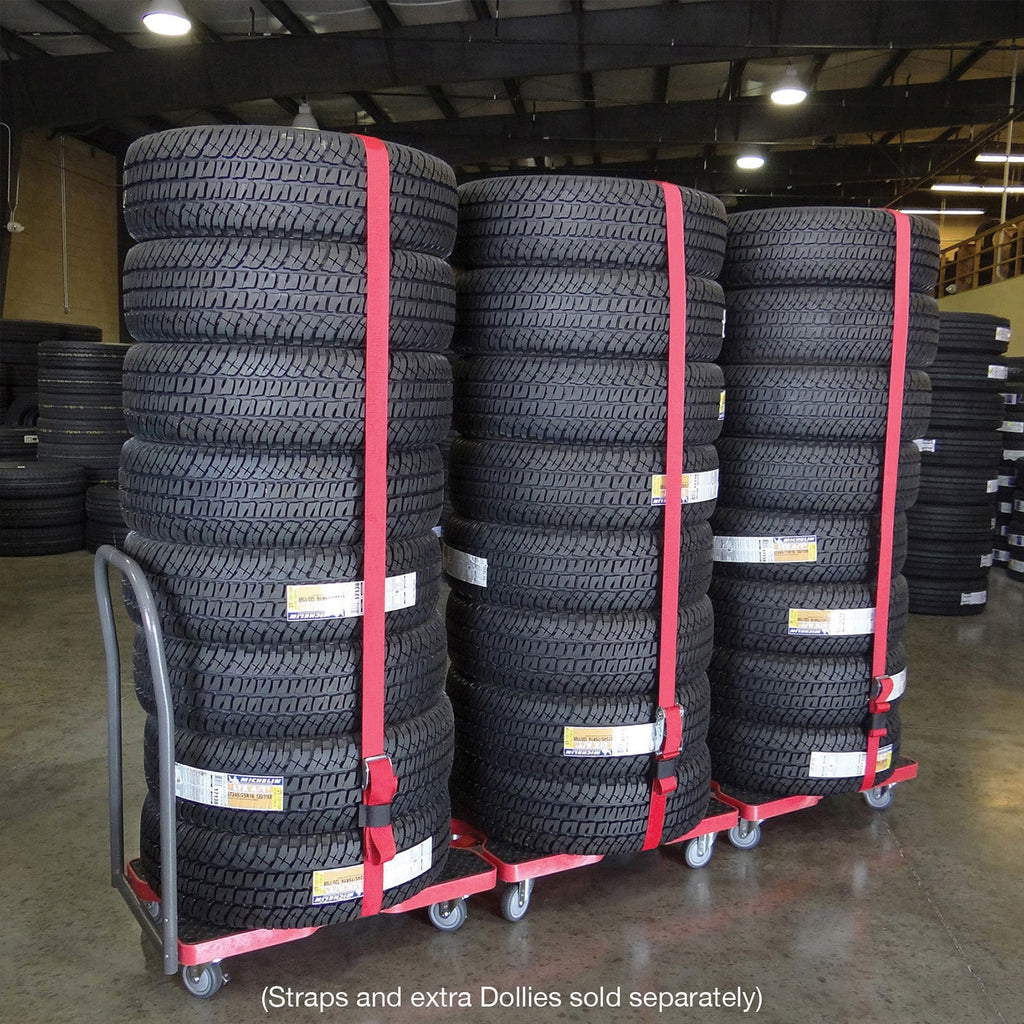 Snap-Loc E-Track Dolly - Industrielle Stärke, 0,68 kg Kapazität mit 4' Polyurethan-Schwenkrollen