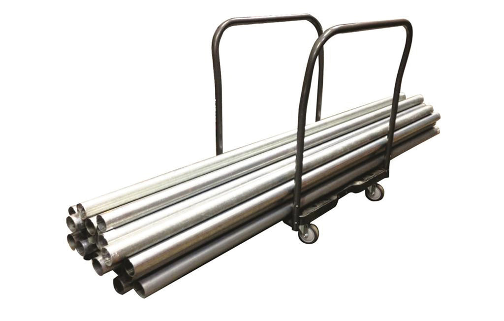 Snap-Loc E-Track Dolly - Industrielle Stärke, 0,68 kg Kapazität mit 4' Polyurethan-Schwenkrollen
