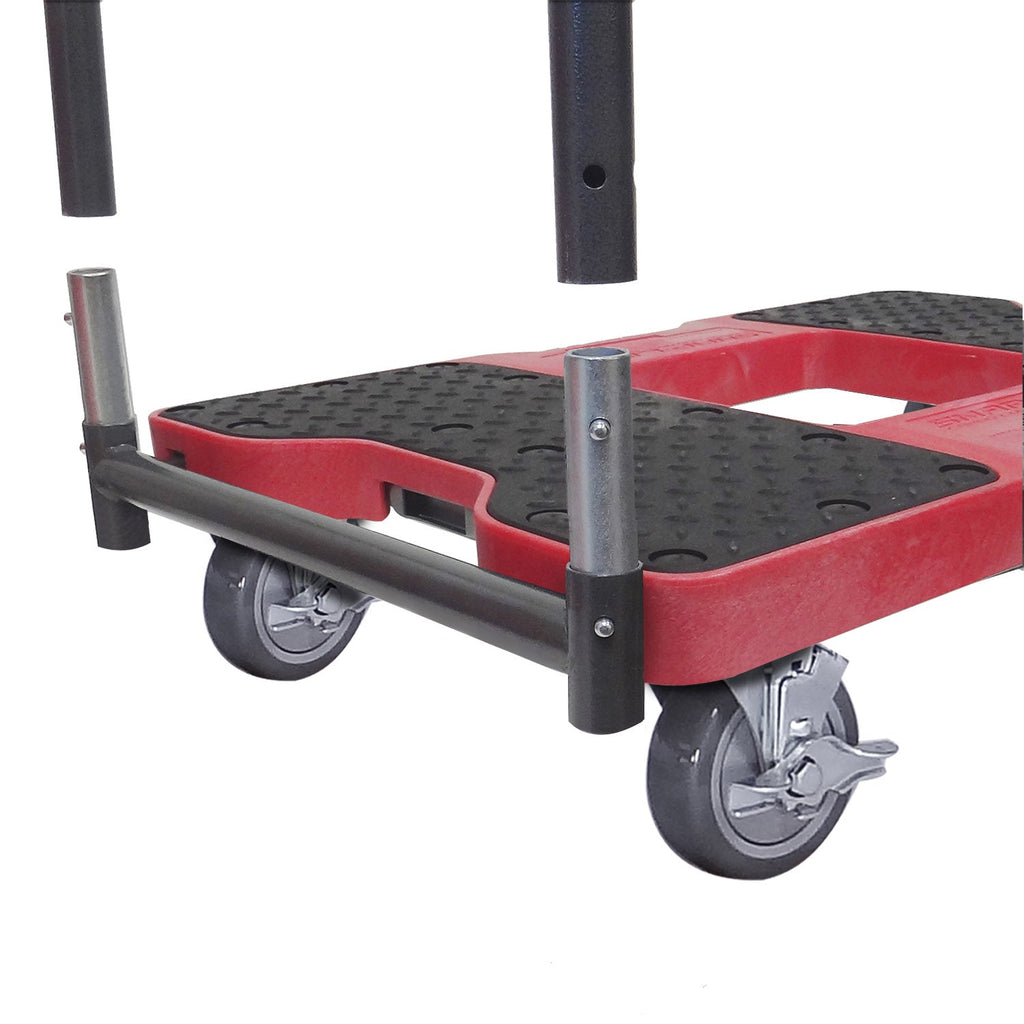 Snap-Loc E-Track Dolly - Industrielle Stärke, 0,68 kg Kapazität mit 4' Polyurethan-Schwenkrollen