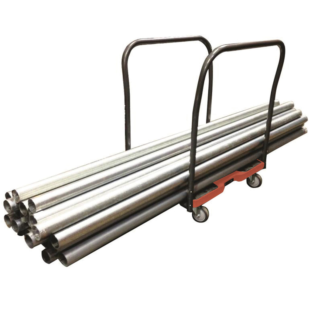 Snap-Loc E-Track Dolly - Industrielle Stärke, 0,68 kg Kapazität mit 4' Polyurethan-Schwenkrollen