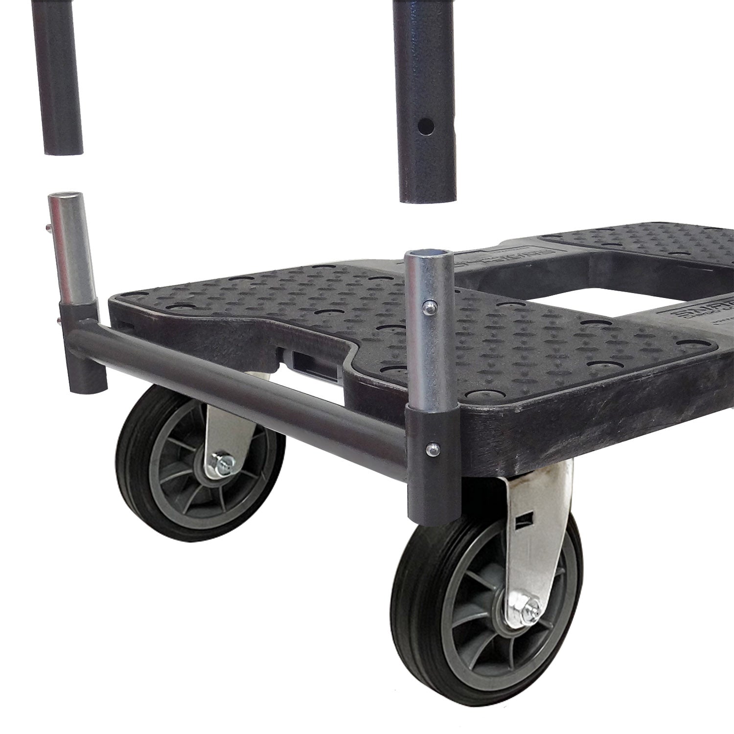 Snap-Loc E-Track Dolly - All-Terrain, 0,68 kg Kapazität mit 6' Solid Rubber Casters - Rot