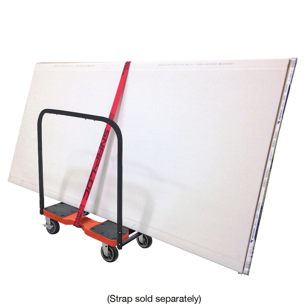 Snap-Loc E-Track Dolly - All-Terrain, 0,68 kg Kapazität mit 6' Solid Rubber Casters - Rot