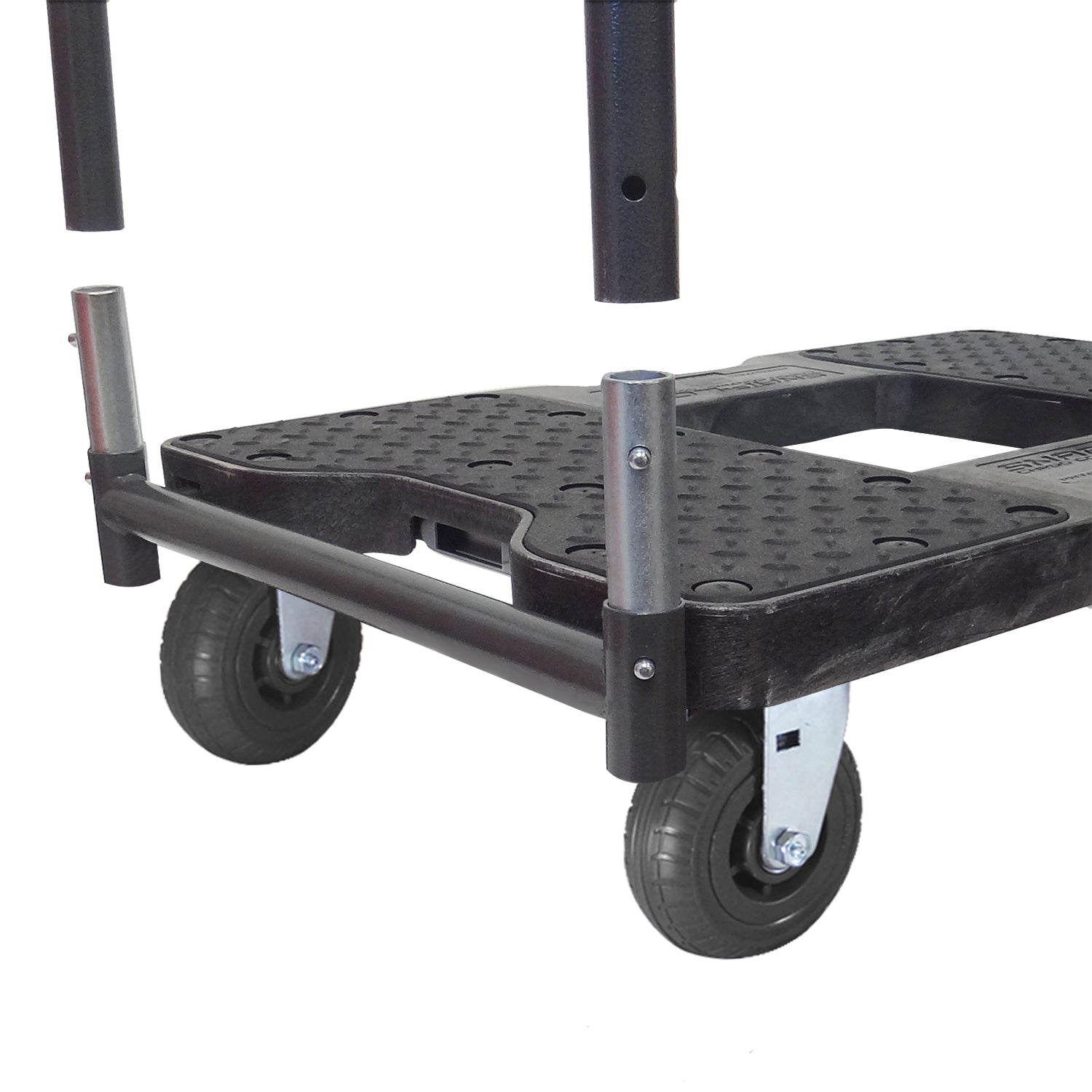 Snap-Loc E-Track Dolly - Extreme-Duty, 0,73 kg Kapazität mit 6' Solid Synthetic Rubber Casters - Rot