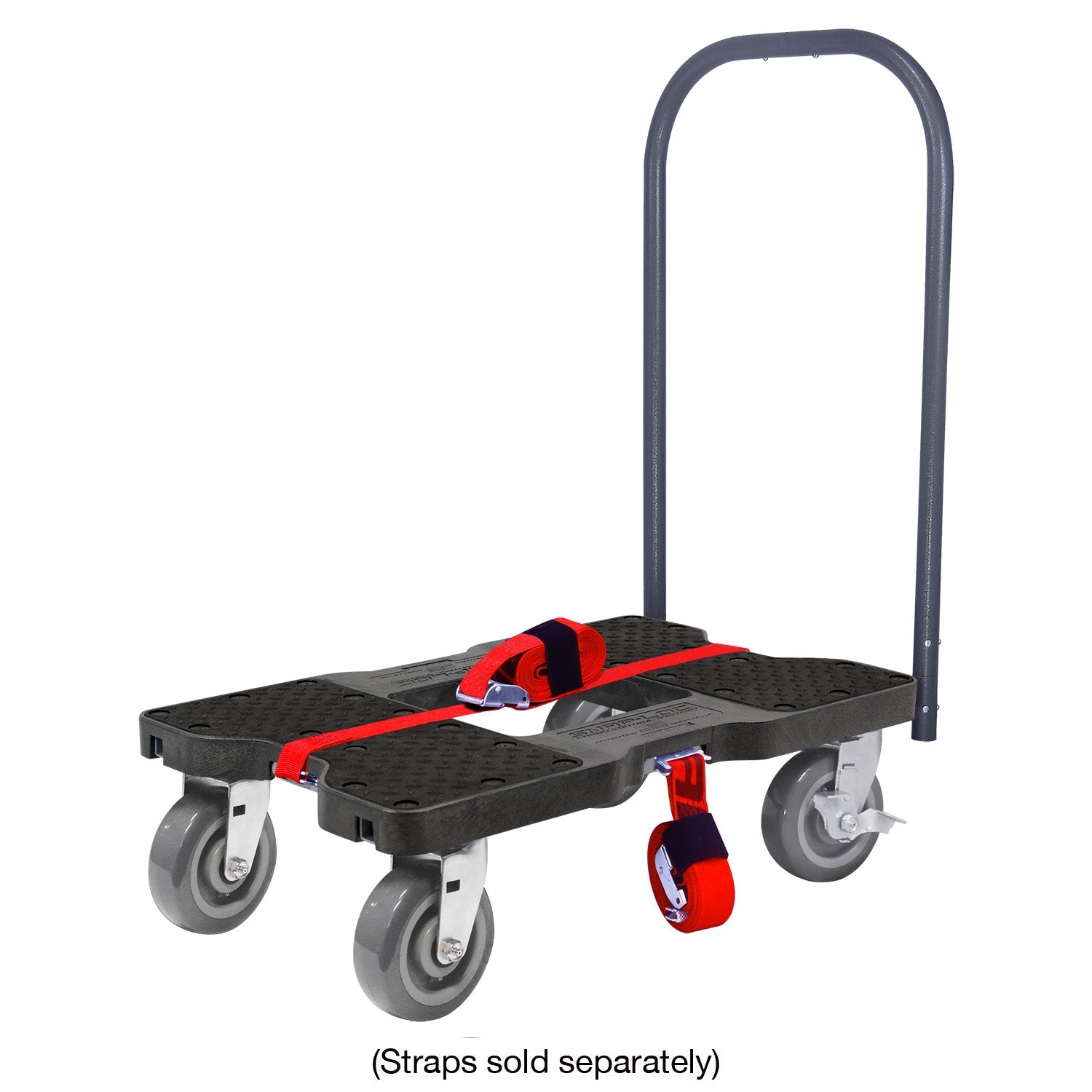 Snap-Loc E-Track Dolly - Super-Duty, 0,82 kg Kapazität mit 6' Polyurethan-Schwenkrollen - Rot