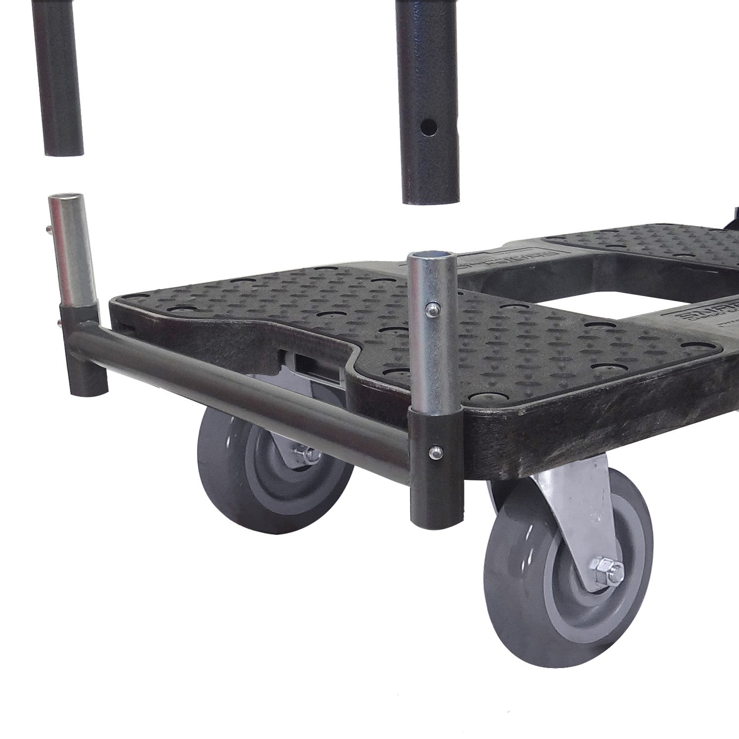 Snap-Loc E-Track Dolly - Super-Duty, 0,82 kg Kapazität mit 6' Polyurethan-Schwenkrollen - Rot