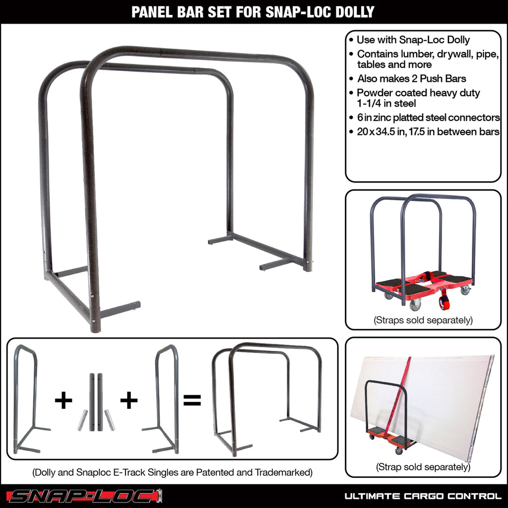 Snap-Loc E-Track Dolly Panel Bar Set