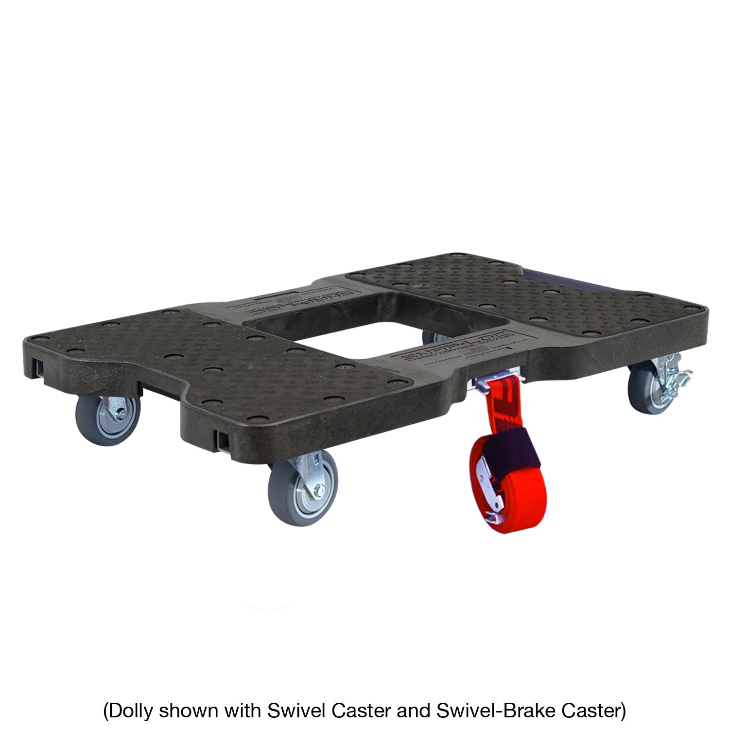 Snap-Loc 113,4 kg 3.5' Low Profile Thermoplastische Caster