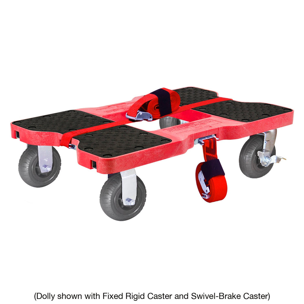 Snap-Loc 181,44 kg 6'Extreme-Duty Synthetic Rubber Caster