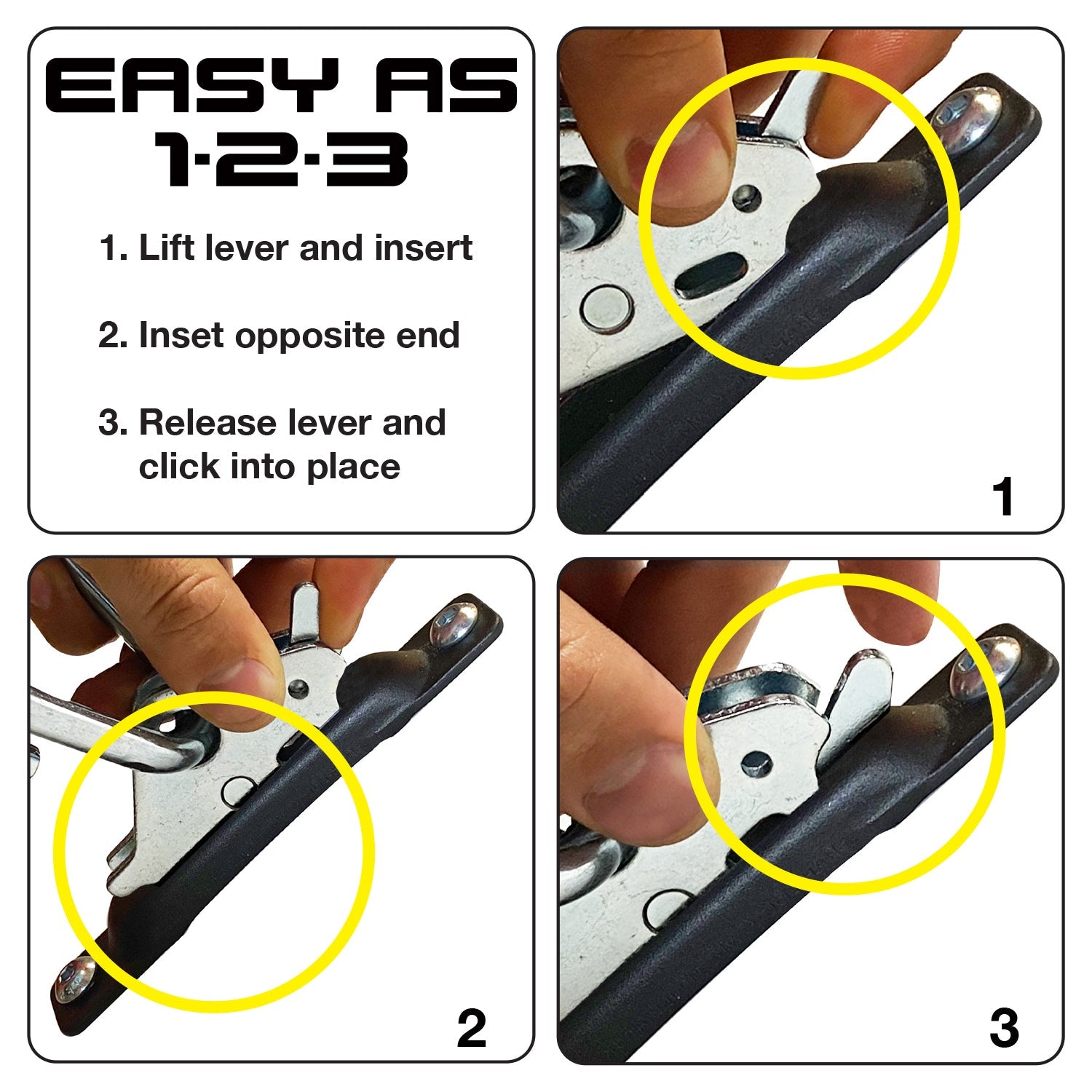 Snap-Loc E-Track O-Ring Tie-Down – Mehrzweck-Ladungskontrolle