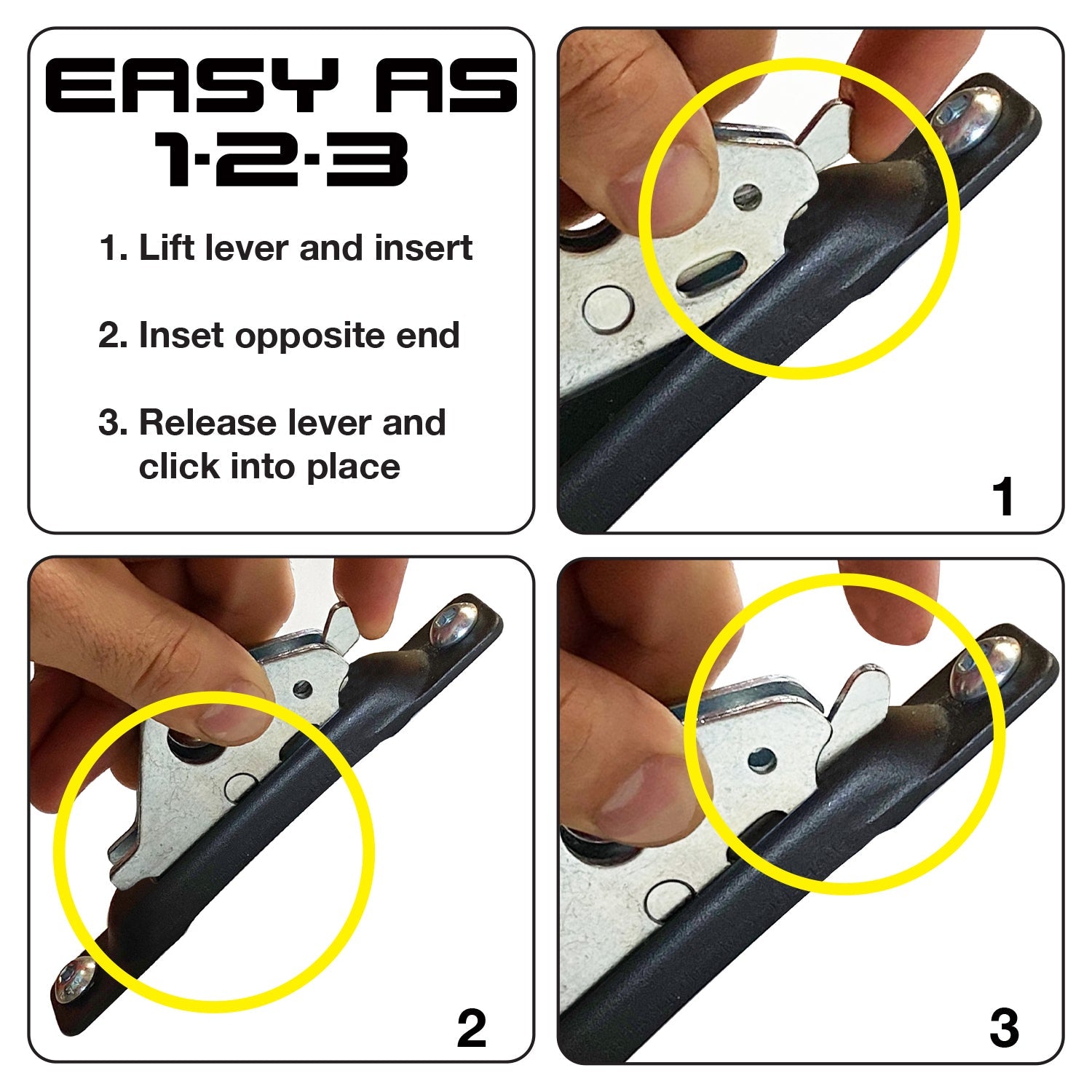 Snap-Loc E-Track EA Fitting – 1/2' Hole Cargo Tie-Down