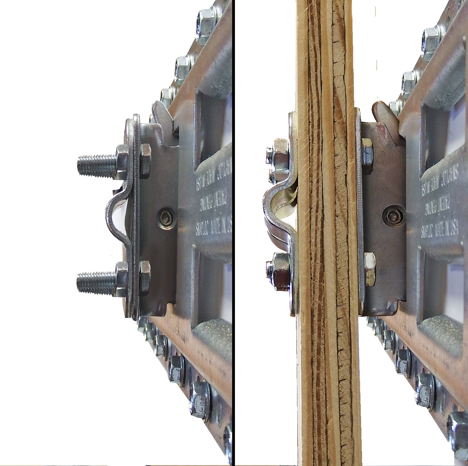 Snap-Loc E-Track Connector Plate Set – Frachtsteuerung