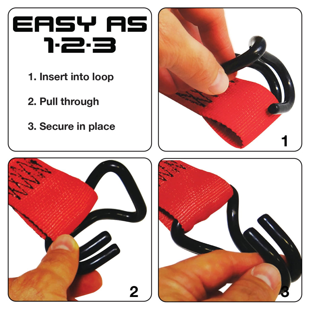 Snap-Loc E-Track Strap Hook Adapter – Slip-On 1 Zoll