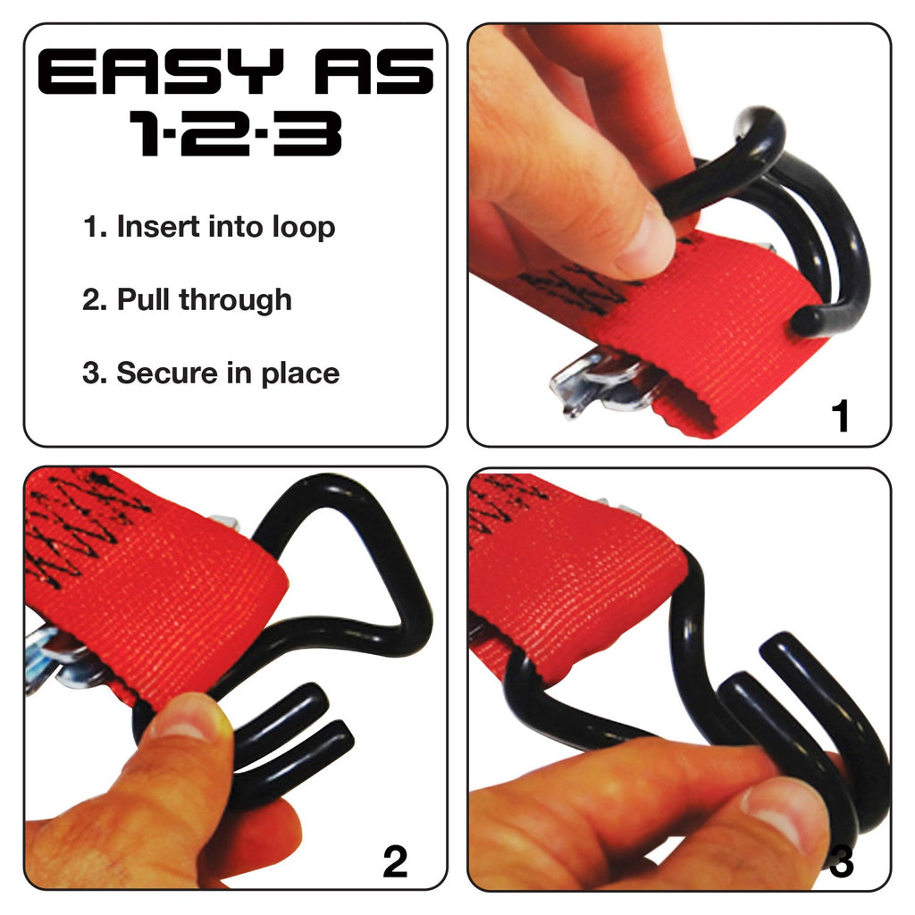 Snap-Loc E-Track Slip-On Strap Hook Adapter – Frachtkontrolle