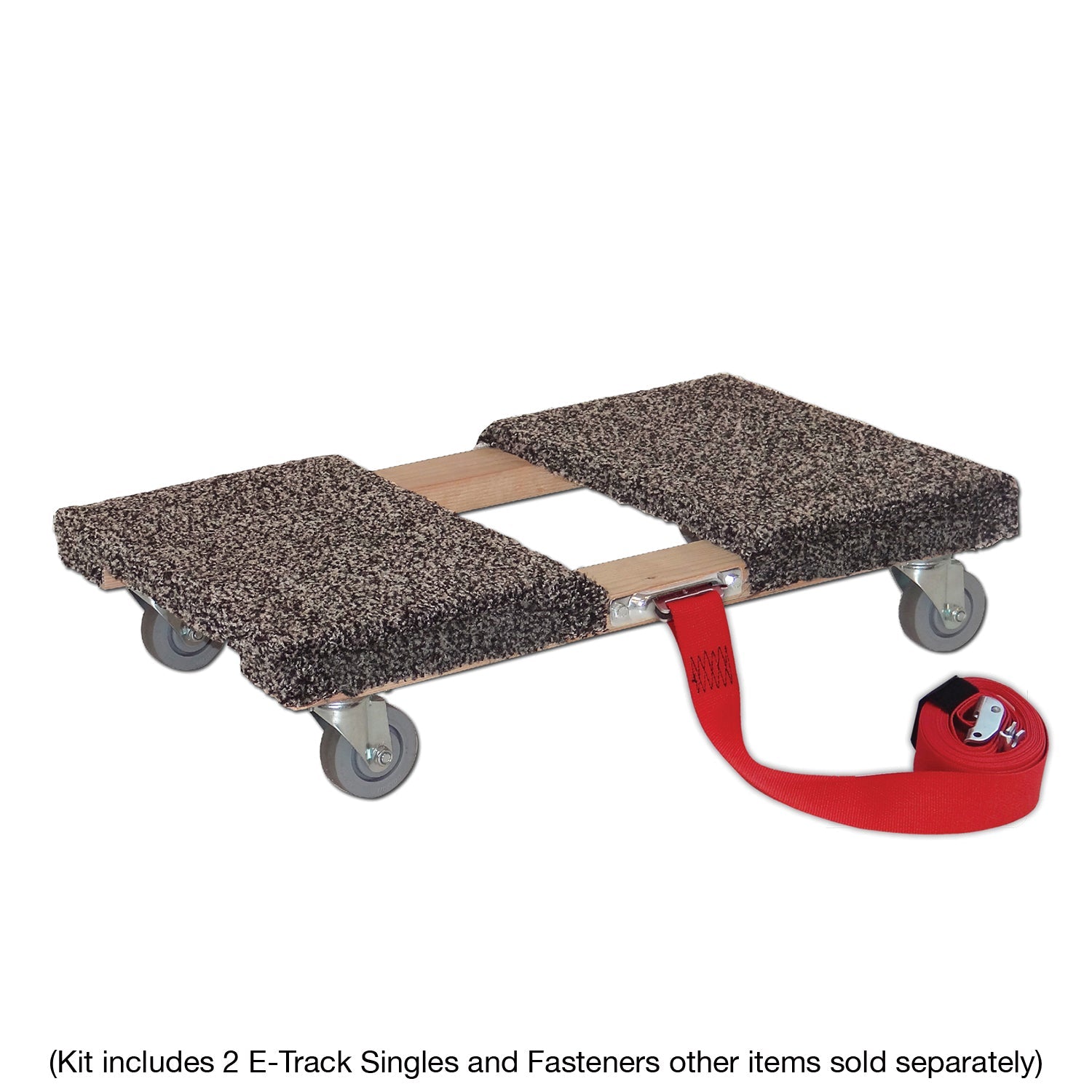 Snap-Loc E-Track Single Wood Dolly Strap Ankersatz